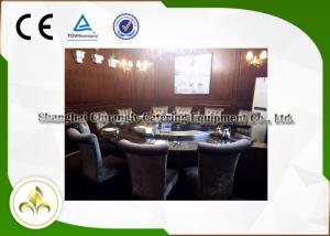 Quality Professional Circle Stainless Steel Teppanyaki Grill Table Royal Taste Designed wholesale