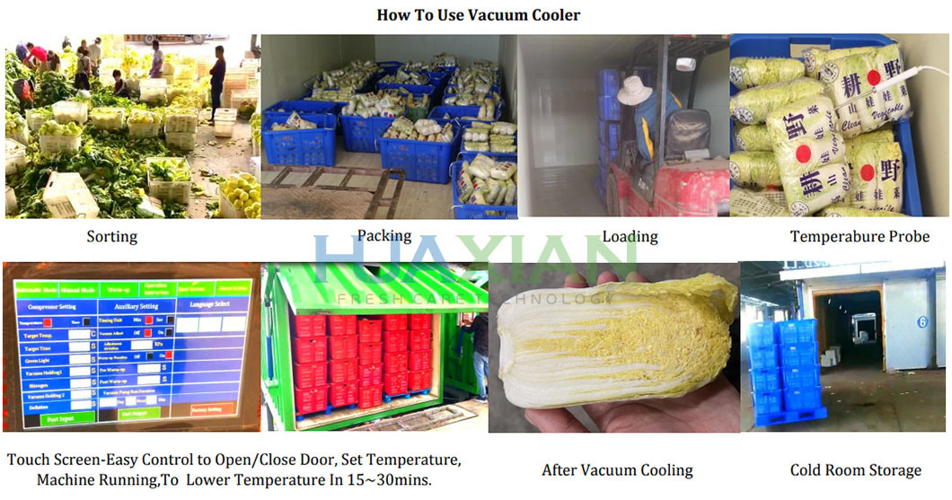 5000~6000kgs Two Chambers Save Cost Vacuum Cooling Machine, Vacuum Cooler Machine for Food Transportation