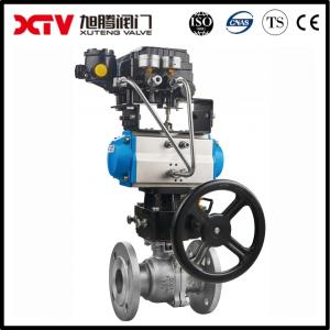 Quality Industrial Valve ANSI 150lb CF8 CF8m 304 316 Wcb Full Port Manual Flange End Ball Valves wholesale