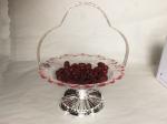 Sun flower shape candy bowl w/classic stand & elegant (2)