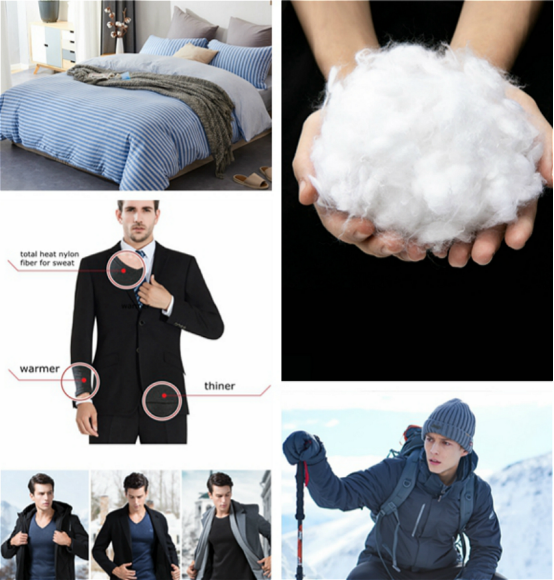 High Tenacity Synthetic Staple Fiber Soft Virgin Polyamide Fiber