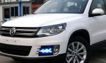VW Tiguan Volkswagen DRL LED Daytime driving turn signal Fog Lights