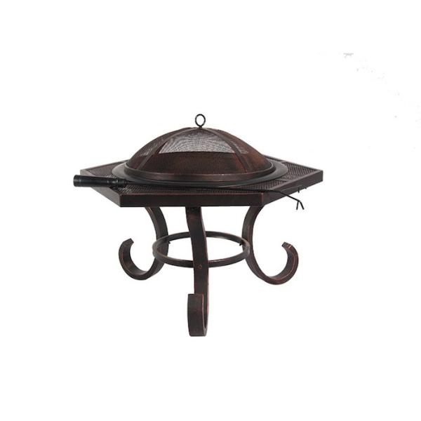 Hexagon Shape Stainless Steel Charcoal Outdoor Grills Painted Portable Bbq Fire