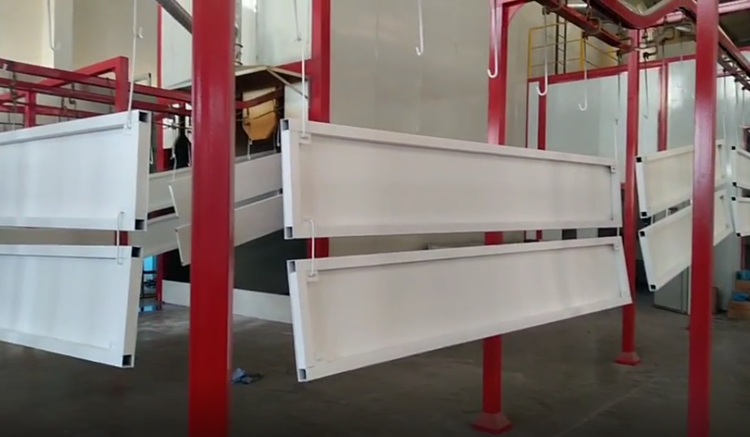 PLC Automated Powder Coating Line ABD