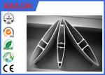 Powder Coated Aluminum Window Shutters Exterior Extrusion Profiles , Adjustable
