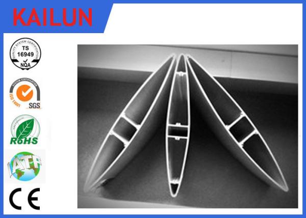 Powder Coated Aluminum Window Shutters Exterior Extrusion Profiles , Adjustable