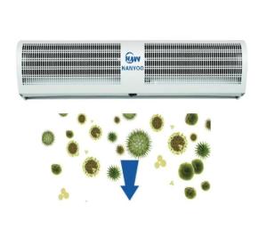 Quality 120mm Metal Shell Cross Flow Warehouse Air Curtain For Shopping Malls , Airports wholesale