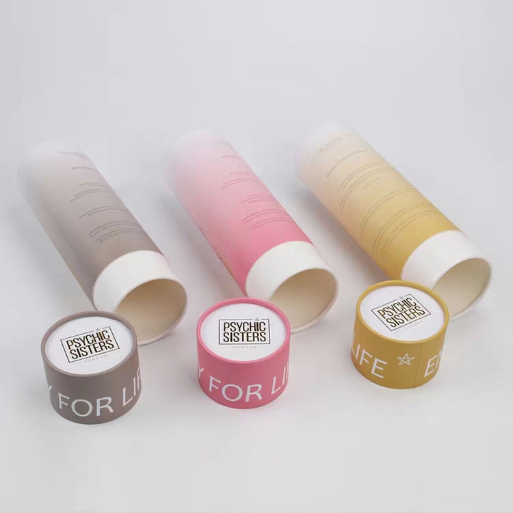 Twist Up Cardboard Lipstick Paper Tube , Cylindrical Paper Container Biodegradable