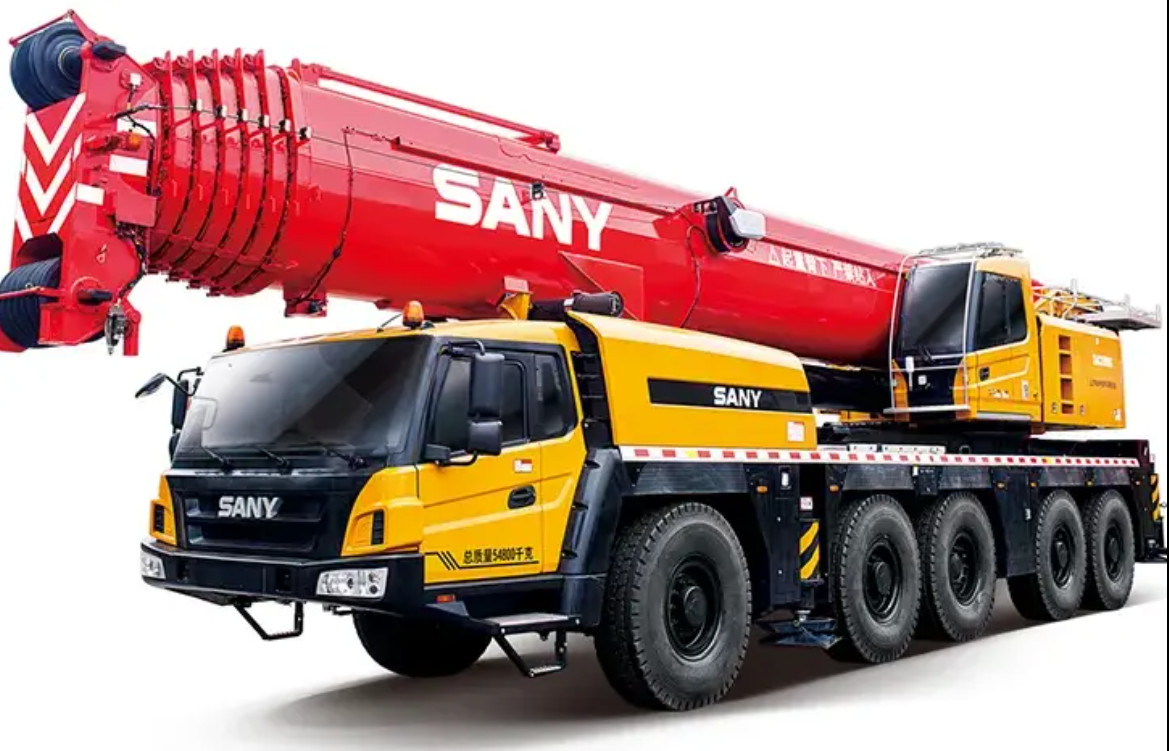 Used SAC3500 SANY Mobile Jib Boom Truck Camion All Terrain Crane 350t Lifting Capacity India Hydraulic
