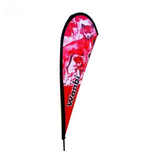 Quality Polyester Printed Teardrop Banners Display Flags For Advertising Customized wholesale