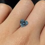 2.05ct Lab Grown Blue Diamonds Non Fluorescent High Clarity Accessory