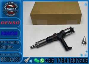 Quality Huida Excavator 12V140E-3 Engine Fuel Injector 095000-6280 6219-11-3100 with Stock Available wholesale