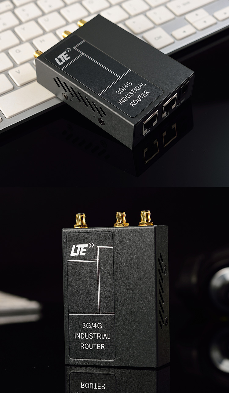 IP30 Metal Case Sim Based Ethernet Wifi Sim Card Lte Gprs 3g 4g Vpn Router