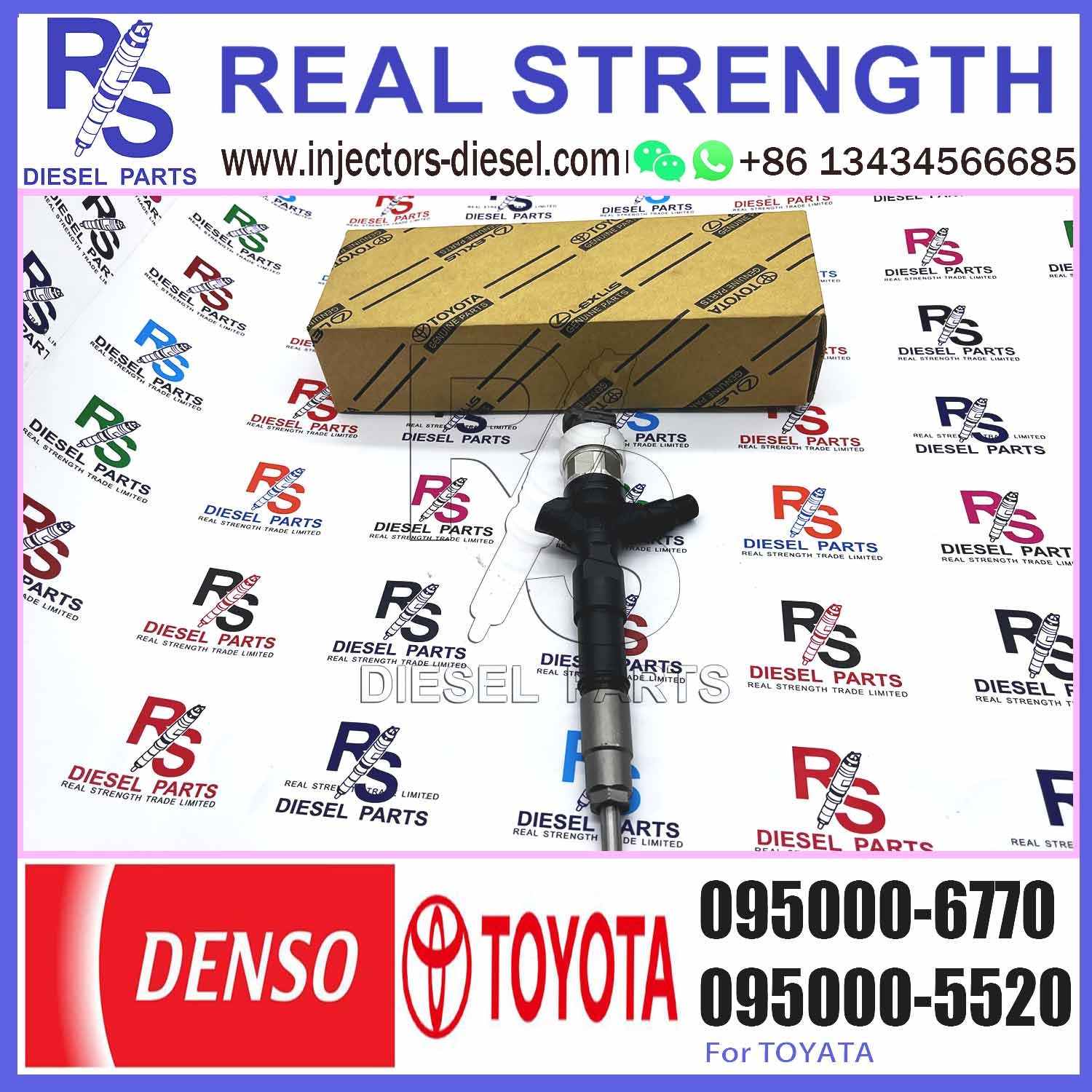 High quality diesel common rail injector 23670-39185 095000-7040 095000-6770