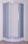 4mm Smoke Glass Waterproof Modern Quadrant Shower Enclosure Enclosure 900x900x18