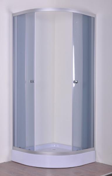 4mm Smoke Glass Waterproof Modern Quadrant Shower Enclosure Enclosure 900x900x18