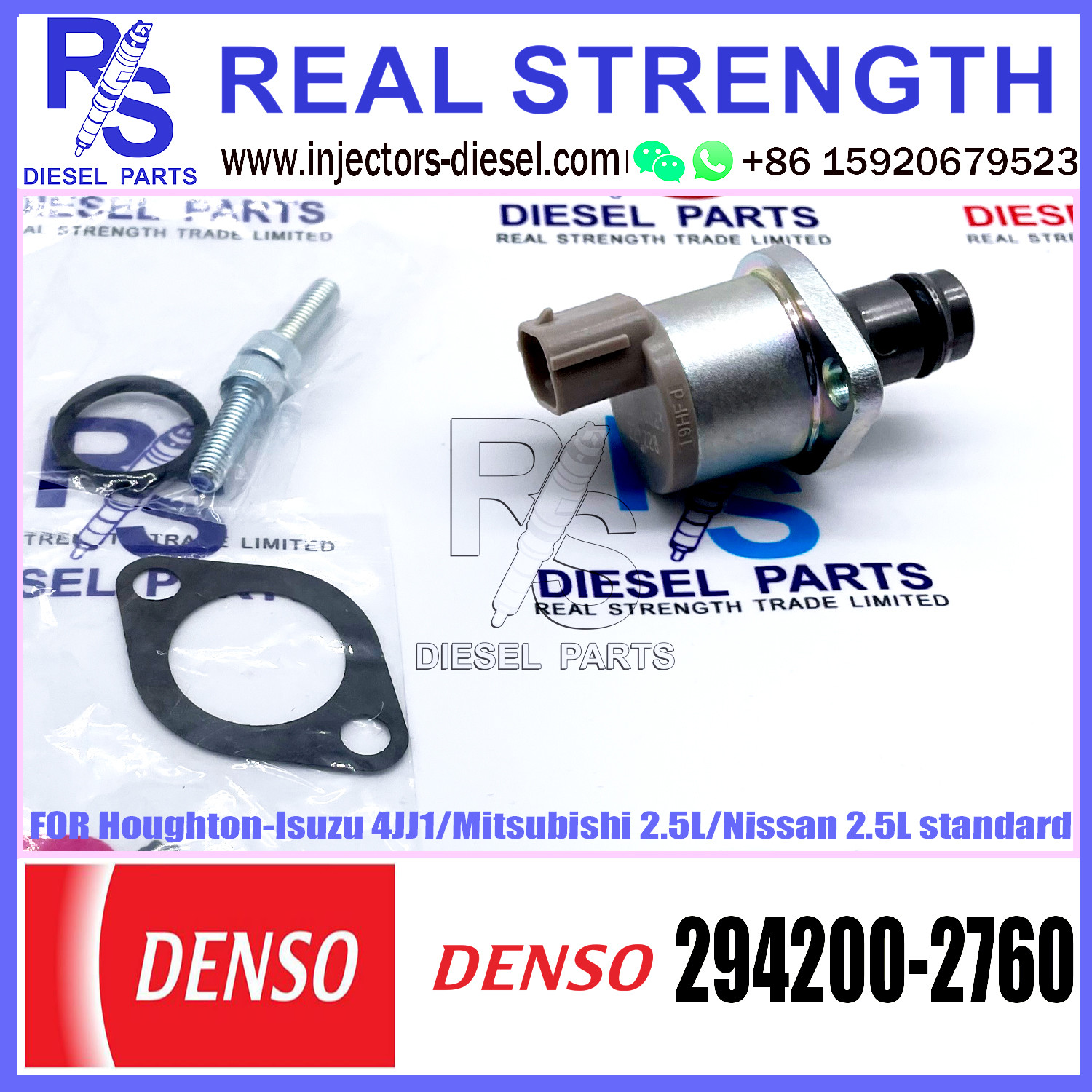 DENSO Suction Control Valve 294200-2760 for Houghton-Isuzu 4JJ1/Mitsubishi 2.5L/Nissan 2.5L standard