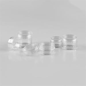 Quality PS Acrylic Plastic Cosmetic Jars Packaging 25g Round Hot Stamping wholesale