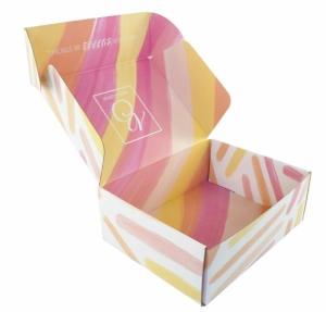 Quality CCNB SBS Colored Packaging Boxes Folding Corrugated Mailing CTP E Flute wholesale