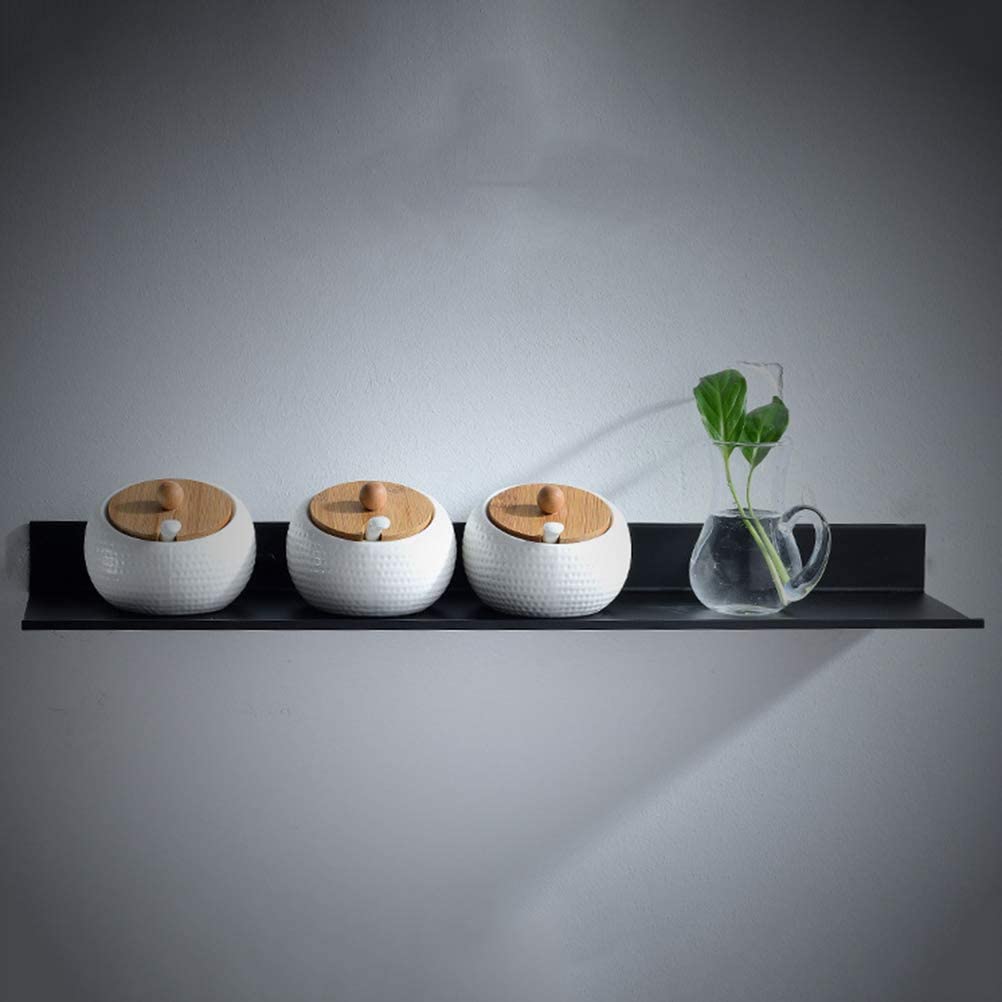 2mm Thickness Matte Black Floating Shelves for Storage and Decoration Sample Offered