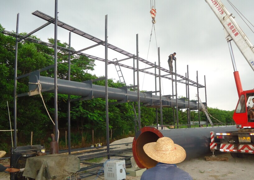Double sided outdoor advertising billboard