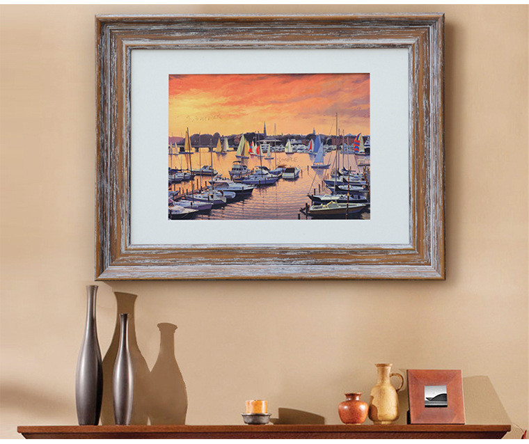 Home Decoration Wooden Photo Frames Rustic Handmade For Wall Display