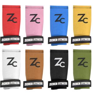 Quality Gym fitness suede microfiber leather no hole Crossfit hand grips wholesale