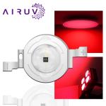 2w Red Color Smd Led Chip 620nm 630nm For Led Grow Light / Plant Light