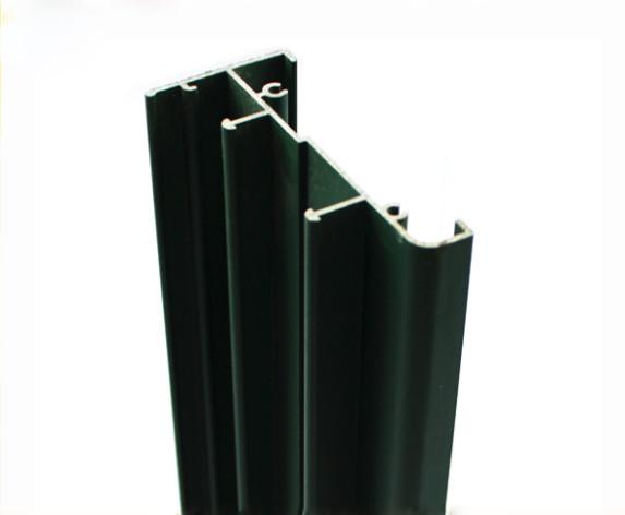 Rectangle Powder Coated Aluminium Extrusions Profiles Parts Folding Aluminum