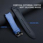 Silicone Leather Watch Bands Designer Smart for Samsung Galaxy Watch 4 100% QC