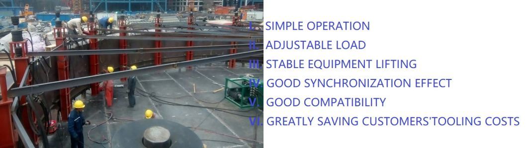 Chuck Type Hydraulic Tank Jacking System Stock Available for Vietnam Tank Construction