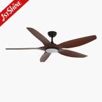 living room Fancy 52 Inch LED Ceiling Fan ABS Blade Body LED Lamp Air Cooler