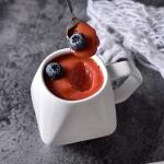 Farmhouse White Porcelain Coffee Mugs 320ml 230ml