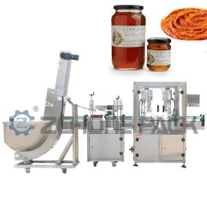 Quality 38mm 90mm Dia Milk Bottle Packing Machine 3.5KW Vacuum Capping wholesale