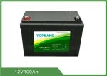 Durable Lithium Battery 12v 100ah , Lifepo4 Rechargeable Battery High Security