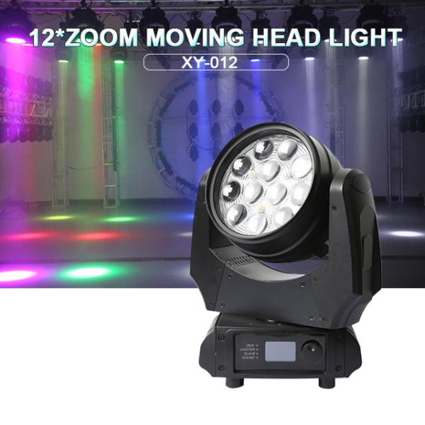 12x10W Led Wash Moving Head Light For Theater Party Zoom Wash Light Wash Moving