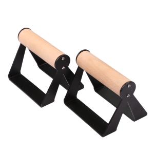 Quality Home Gym Fitness ExerciseWood Push Up Stand Bar Portable wholesale