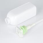 Empty Luxury Square Spray Lotion Bottle White Refillable Plastic Bottle