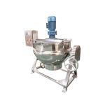 Food Cooker Steam/Gas/Electric Jacket Kettle With Agitator Mixer Double Jacketed