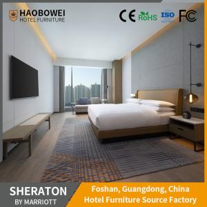 Quality Customized Ash Wood Frame Sheraton Five Star Resort King Size Bedroom Set Furniture wholesale