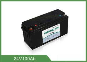Quality 24V 100AH Lithium Iron Phosphate Deep Cycle Battery OEM Acceptable wholesale