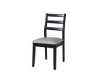Fashion Rubber Wood Sponge Padded Dining Room Chairs