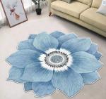 Irregular Living Room Floor Carpets Gold Diamond Velvet Flower Bedroom Sofa