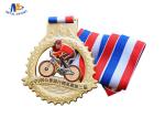 Wheel Shape 70mm 3mm Thickness Cycle Stock Medals