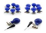 Hospital Suction Bulb For Adults , Metal Chest Electrodes For Snap / Clip
