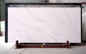 Quality White Calacatta Indoor 30mm Quartz Kitchen Countertops wholesale