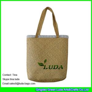 Quality LUDA wholesale cheap handbags fashion seagrass straw beach mat bags wholesale