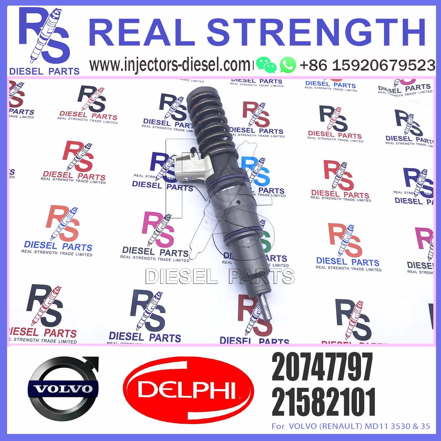 New Diesel Fuel Injector 20747798 BEBE4D11001 20440388 20500620 20747797 420747798 85000675 BEBE4D11201 for V-O-L-V