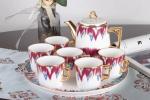 24K Bone China Coffee Cup Sets