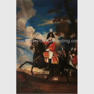 Quality Framed People Oil Painting Handmade Napoleonic War Paintings 60 X 90 Cm wholesale